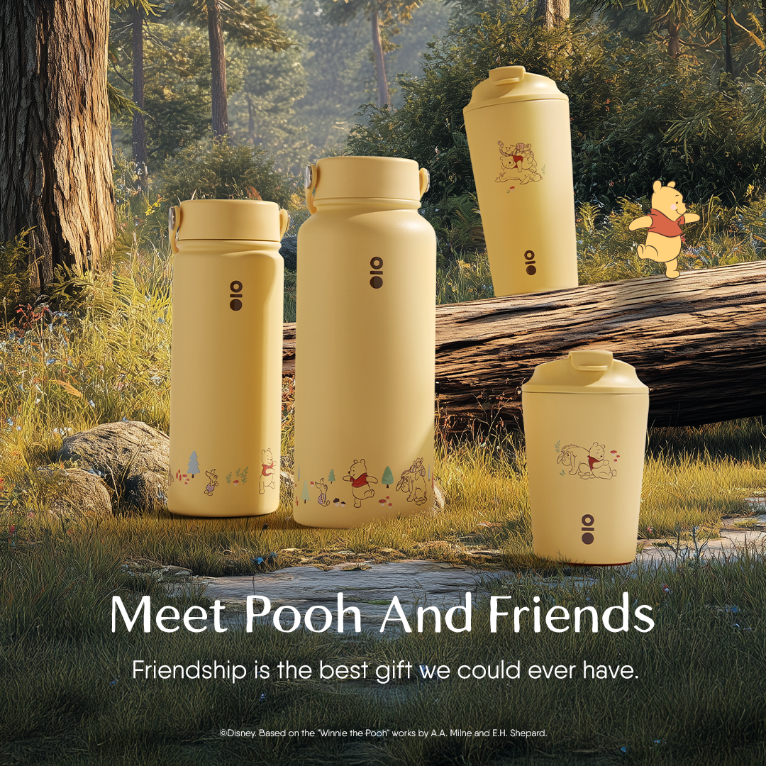 Disney Pooh’s Adventure Ace Bottle Mega กระบอกน้ำเก็บความร้อน-เย็น
